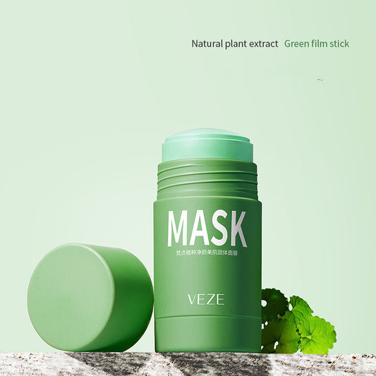 Solid Cleansing Mask Oil Control Shrink Pores To Blackheads Cleansing Green Tea Solid Mask Mud Eggplant Mud Mask - Beemyn