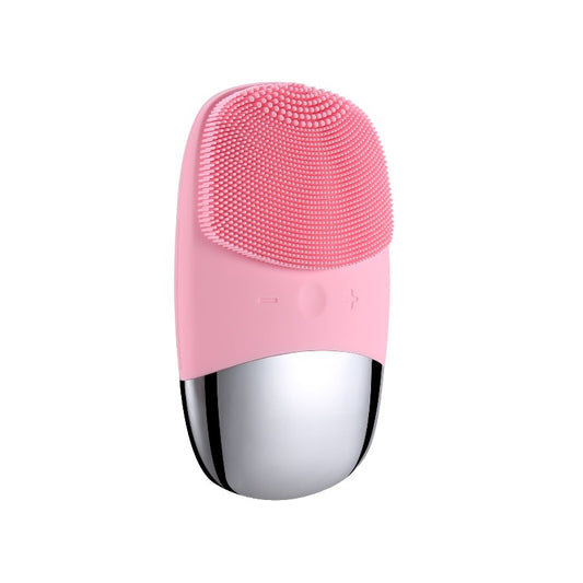 Mini Silicone Electric Face Cleansing Brush Electric Facial Cleanser Facial Cleansing Brush Skin Massager Skin Care Tools - Beemyn
