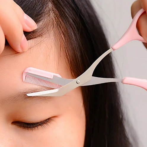 Beauty tools eyebrow scissors with eyebrow comb - Beemyn