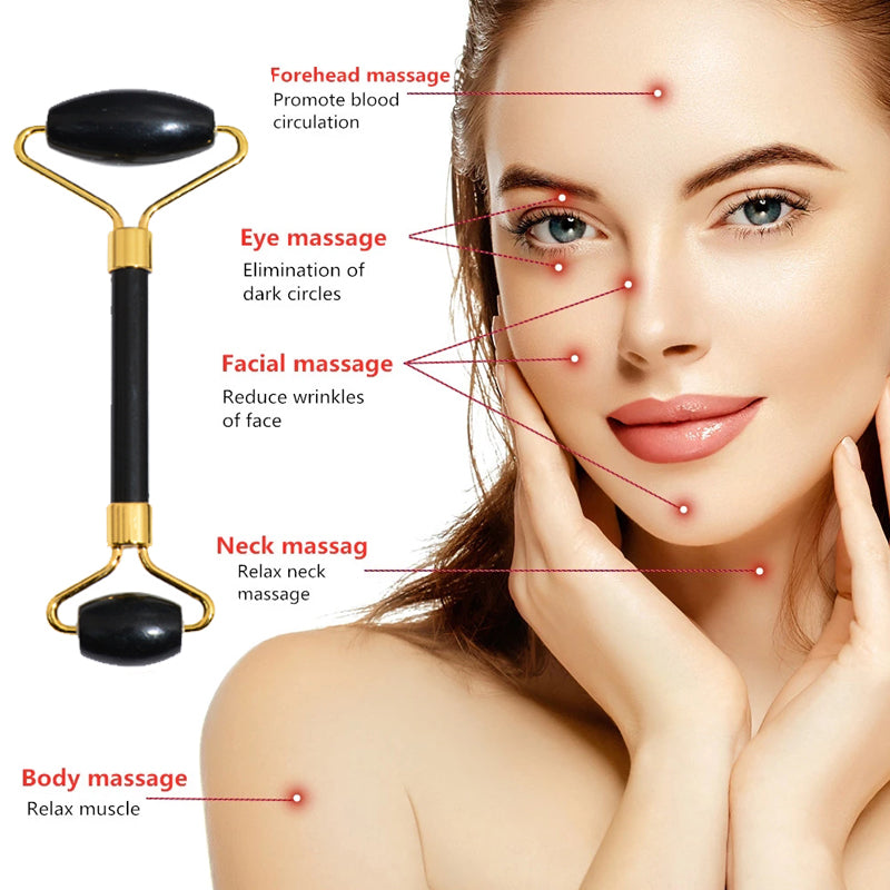 Beauty Face Care Massage Jade Device - Beemyn