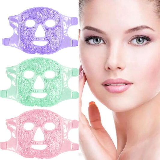 4 Colors Full Face Work Rest Ice Packing Relief Fatigue Gel Face Mask for Women Skin Care Face Care Makeup Tools